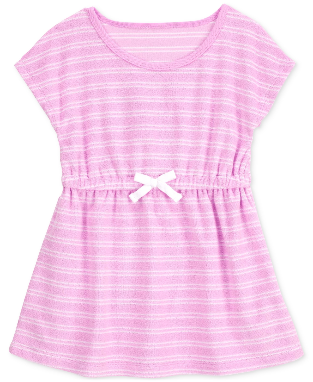 Carter's Babies' Toddler Girls Striped Terry Swim Cover-up In Assorted