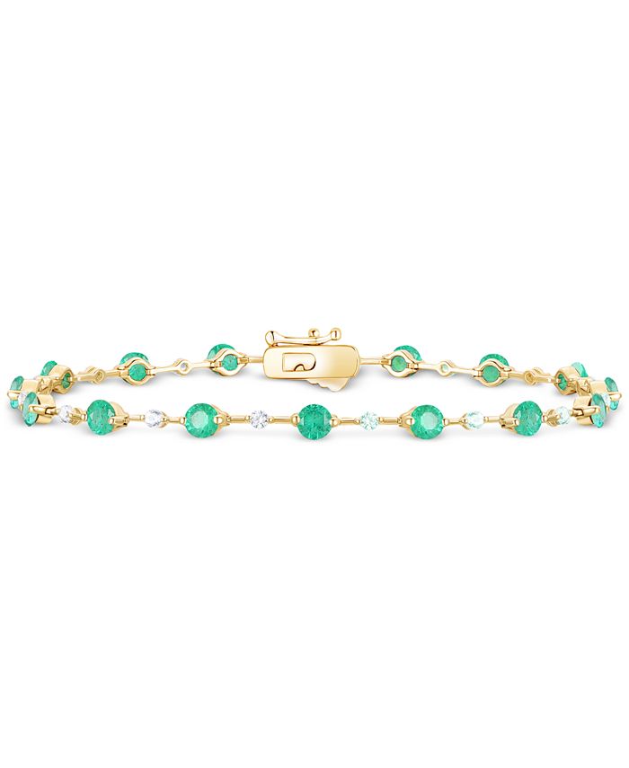 Macy's emerald bracelet best sale