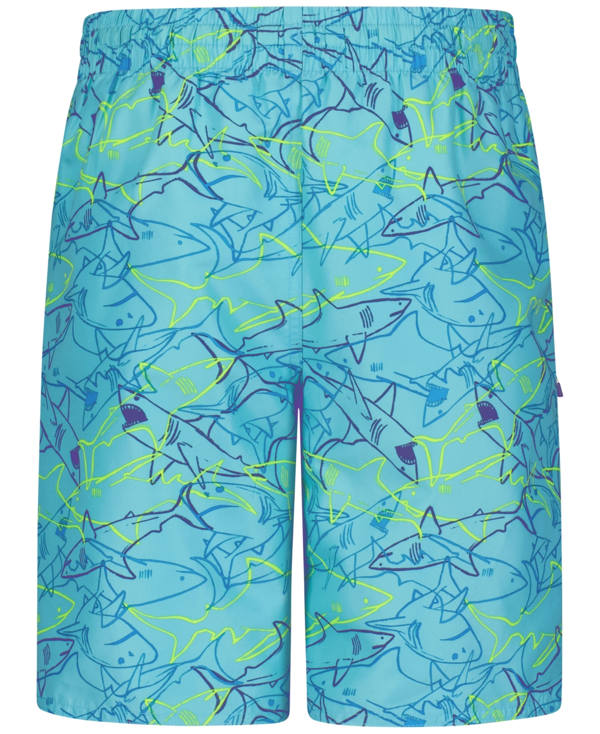Shop Laguna Big Boys Shark Attack E-board Swim Shorts In Bachelor Button