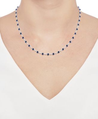 Emerald (5-3/8 ct. t.w.) & Diamond (1-1/6 ct. t.w.) All Around 17" Collar Necklace in 14k Gold (Also in Ruby & Sapphire)