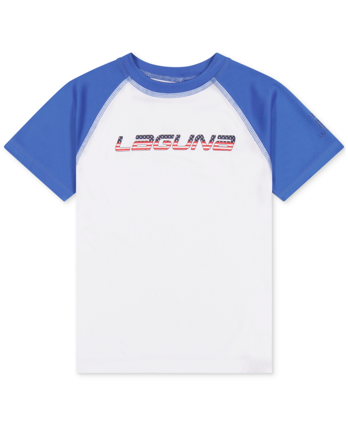 Laguna Little Boys Stars and Stripes Swim Top and Swim Shorts, 2 Piece Set