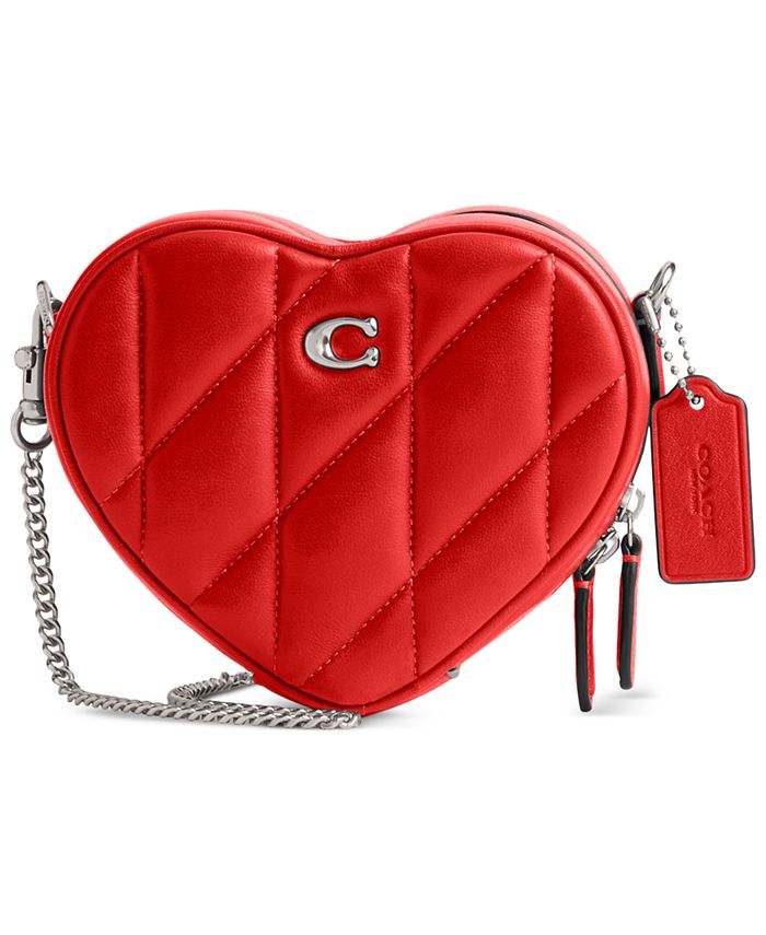 COACH Quilted Leather Pillow Heart Crossbody 14 - Macy's