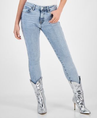 GUESS - Women's Sexy Curve Studded Skinny Jeans