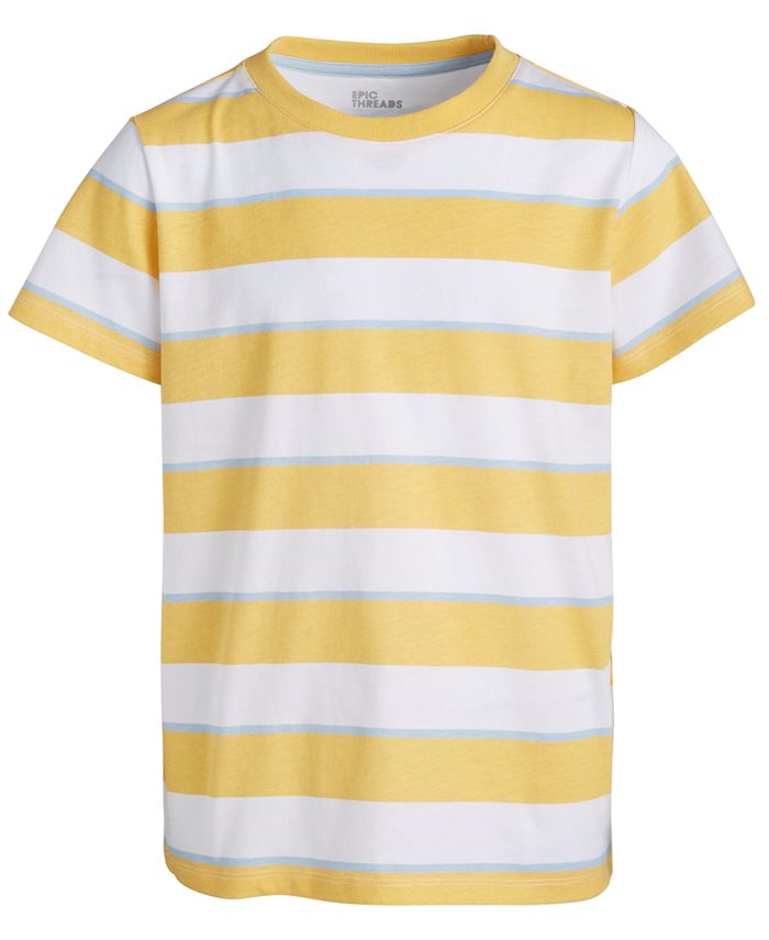 Epic Threads Big Boys Taylor Striped T-Shirt, Created for Macy's - Macy's