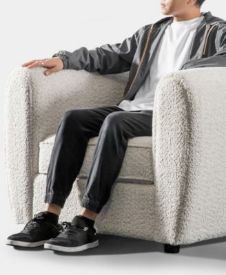 Valerian 45" Boucle Fabric Club Chair