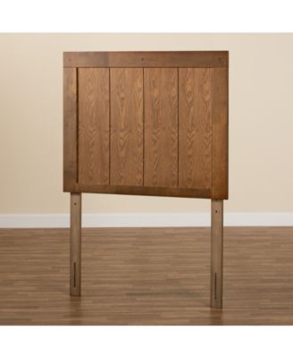 Patwin Modern and Contemporary Transitional Twin Size Finished Wood Headboard