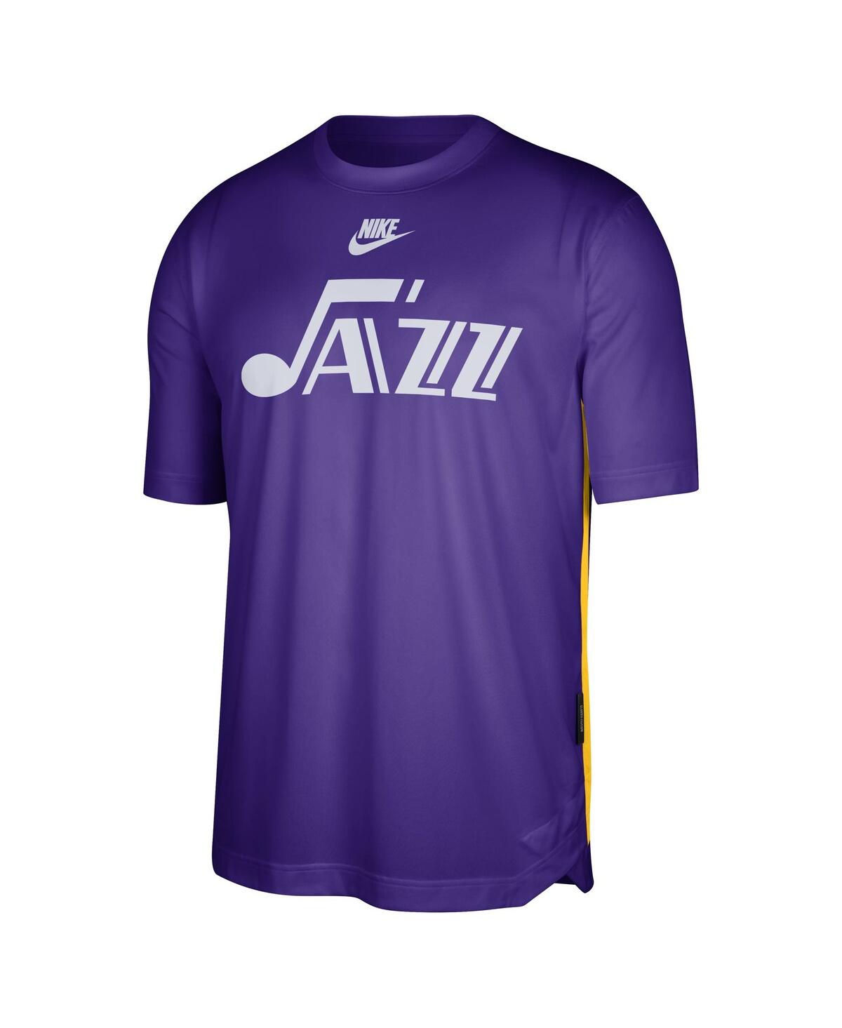 Shop Nike Men's  Purple Utah Jazz Hardwood Classics 2023/24 Classic Edition Performance Pregame Shooting T