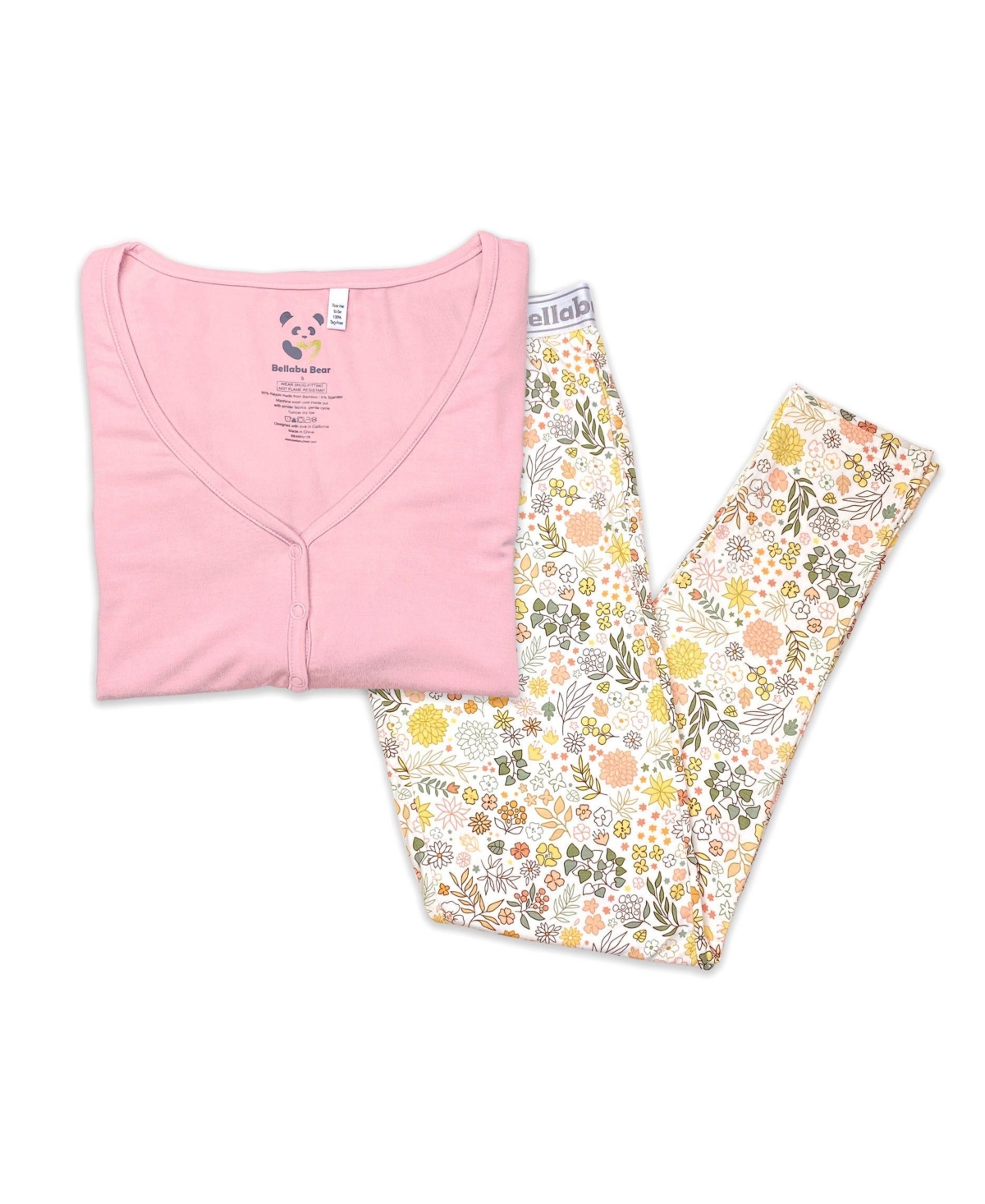 Women's Fall Floral Set of 2 Piece Pajamas - Fall floral