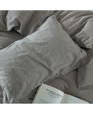 Pre-washed Linen Duvet Cover Set, Full/Queen