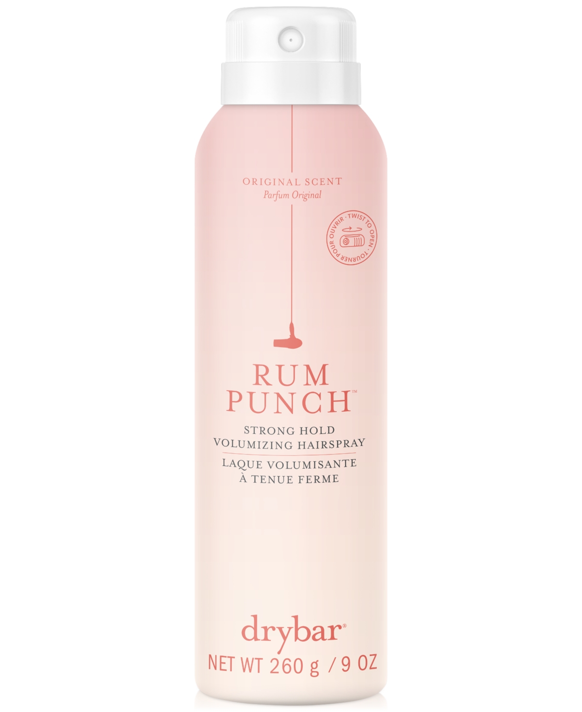 Drybar Rum Punch Strong Hold Volumizing Hairspray, 9 Oz. In No Color