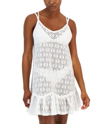 Miken - Women's Lace Drop-Waist Cover-Up