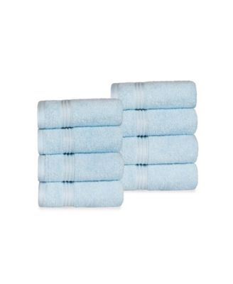 Solid Quick Drying 100% Egyptian Cotton 8-Pc Hand Towel Set