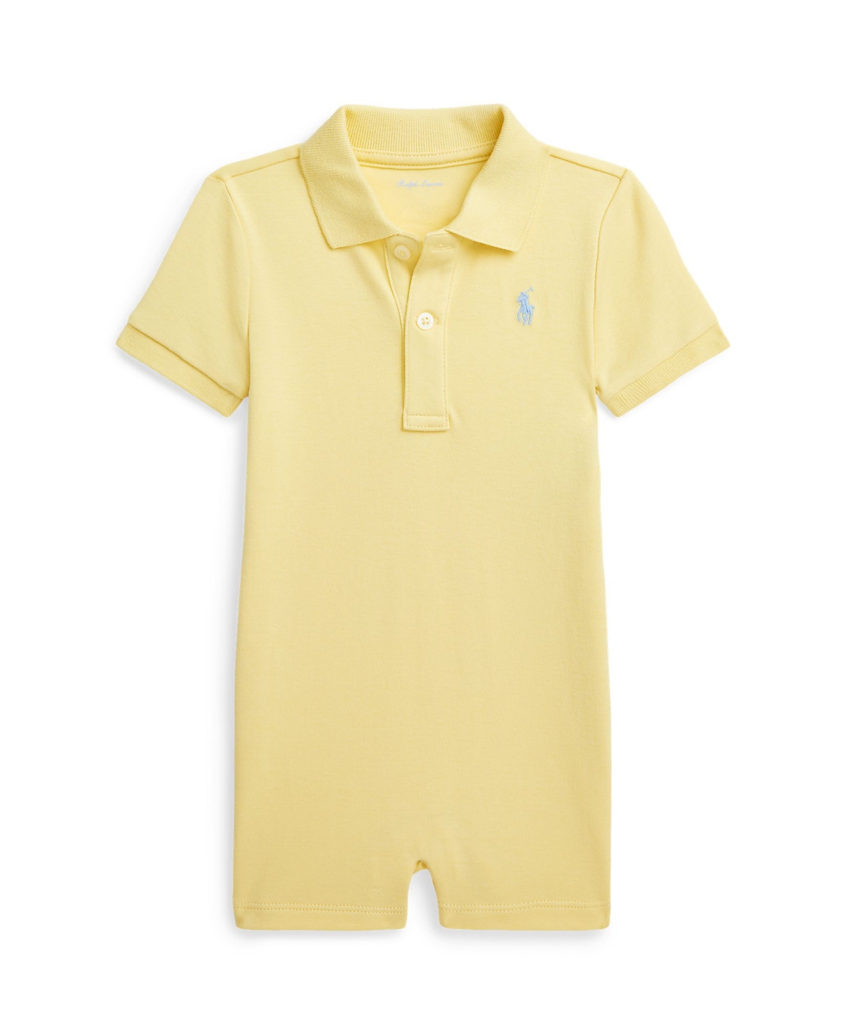 Polo Ralph Lauren Baby Boys Soft Cotton Polo Shortall In Wickett Yellow