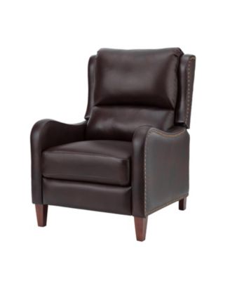 1 piece Leather Pushback Recliner chair