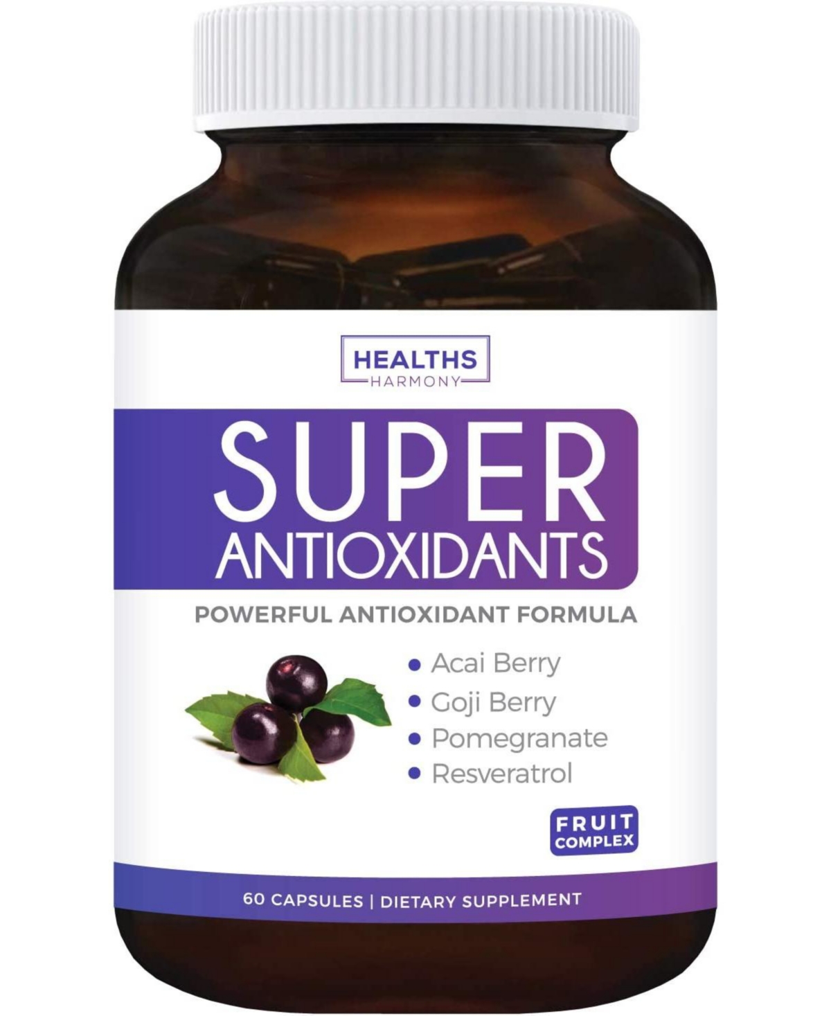 Super Antioxidant Supplement - Powerful Super Food Antioxidants Blend