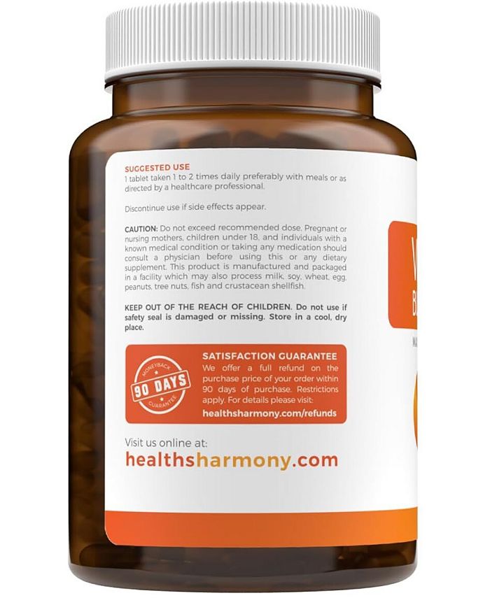 Healths Harmony Buffered Vitamin C 1000mg Tablets (NonGMO) Immune