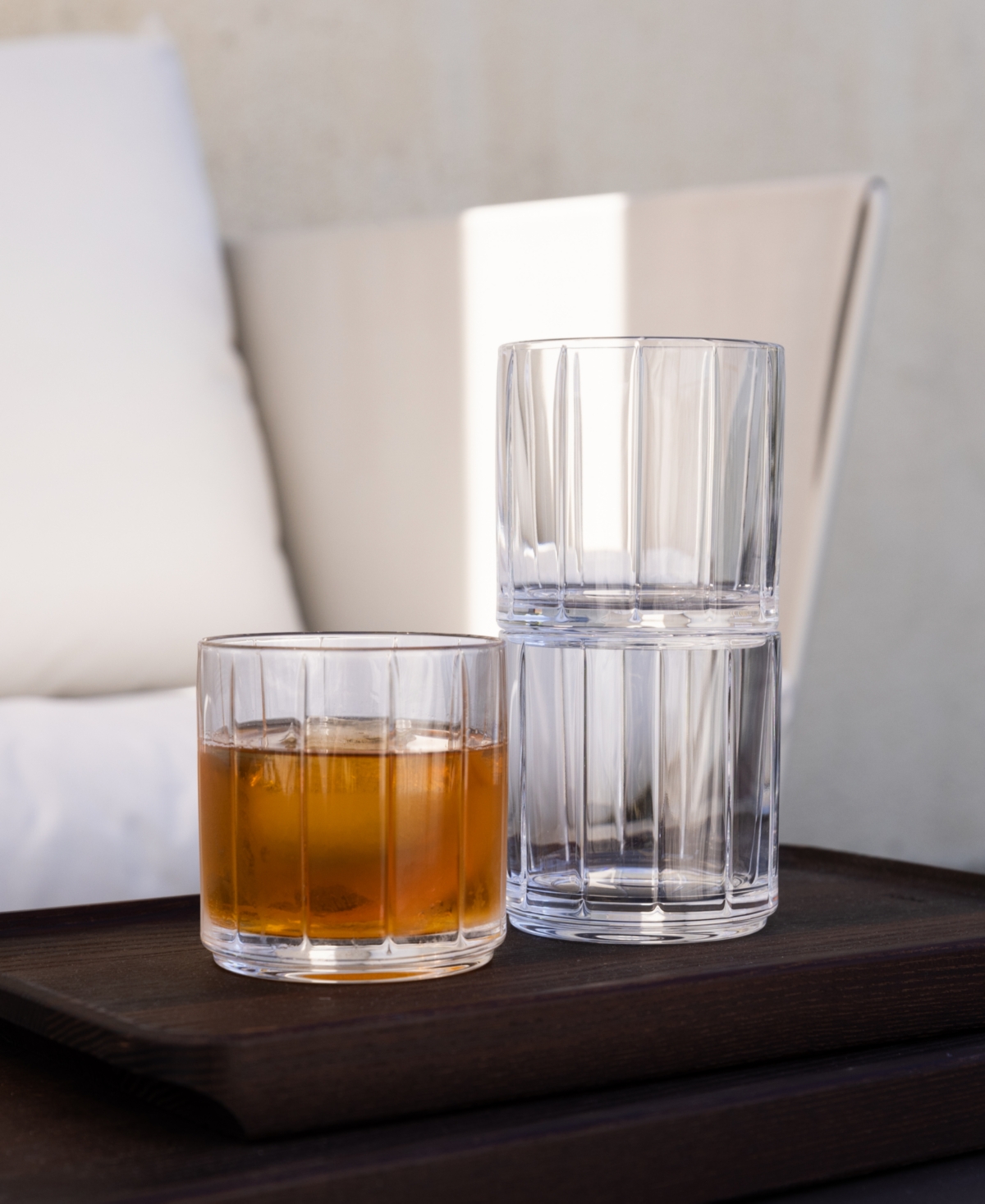 Fable Rocks Glasses, Set Of 4 In Clear