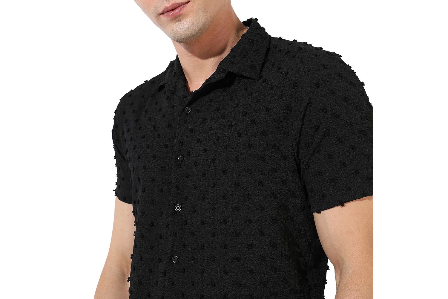 Men's Textured Casual Shirt