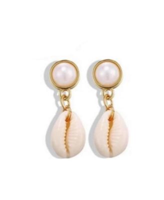 Seashell Drop Earrings