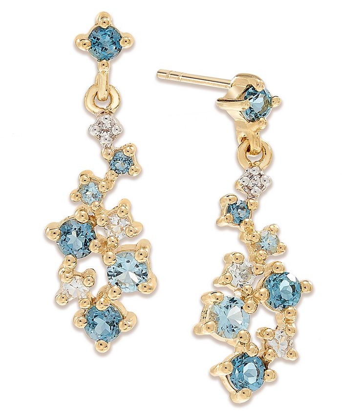 Macy's gold deals drop earrings