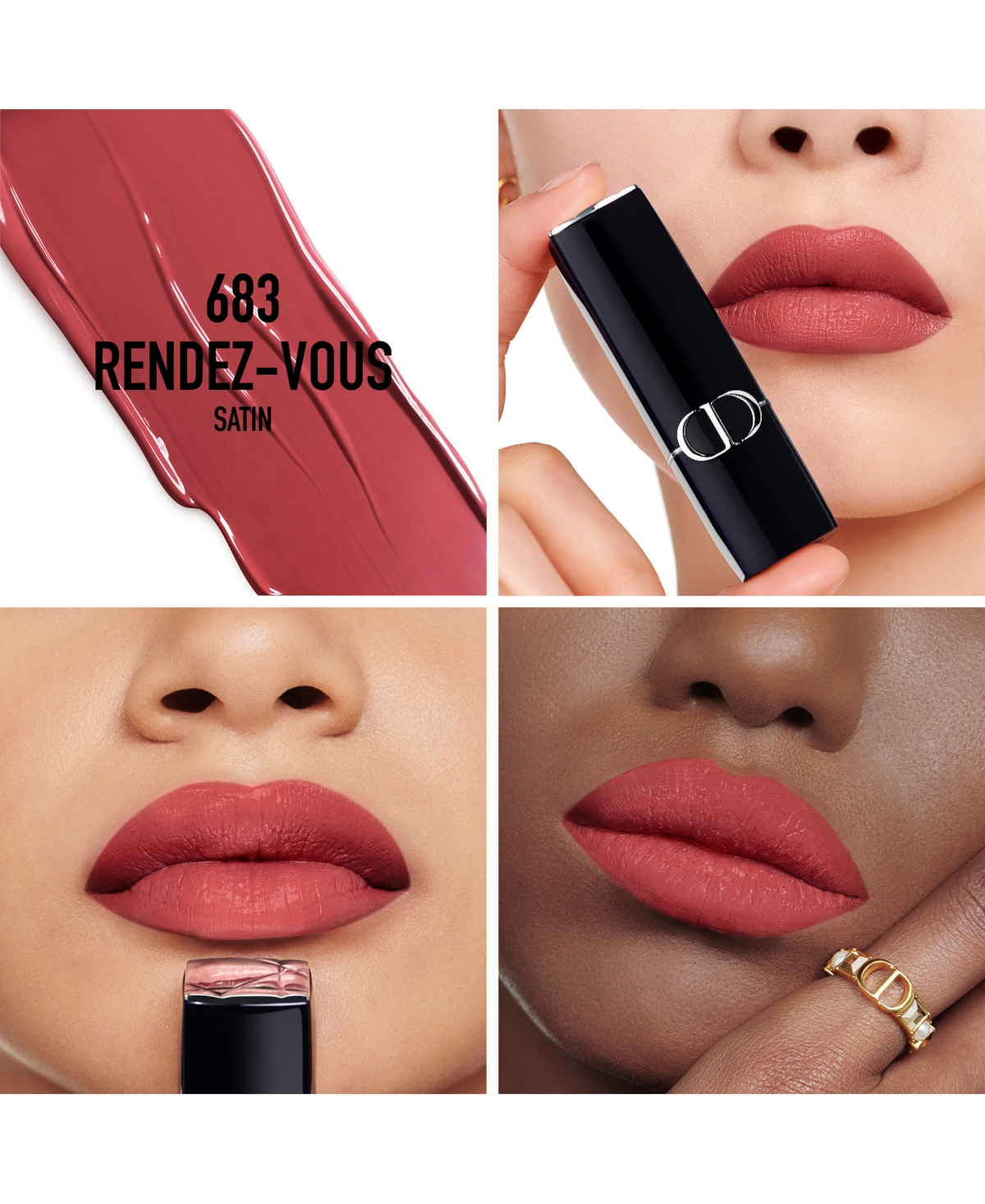 Dior rouge dior lipstick in 999 satin online