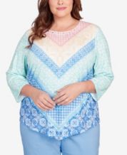 Alfred dunner plus size tops on sale new arrivals