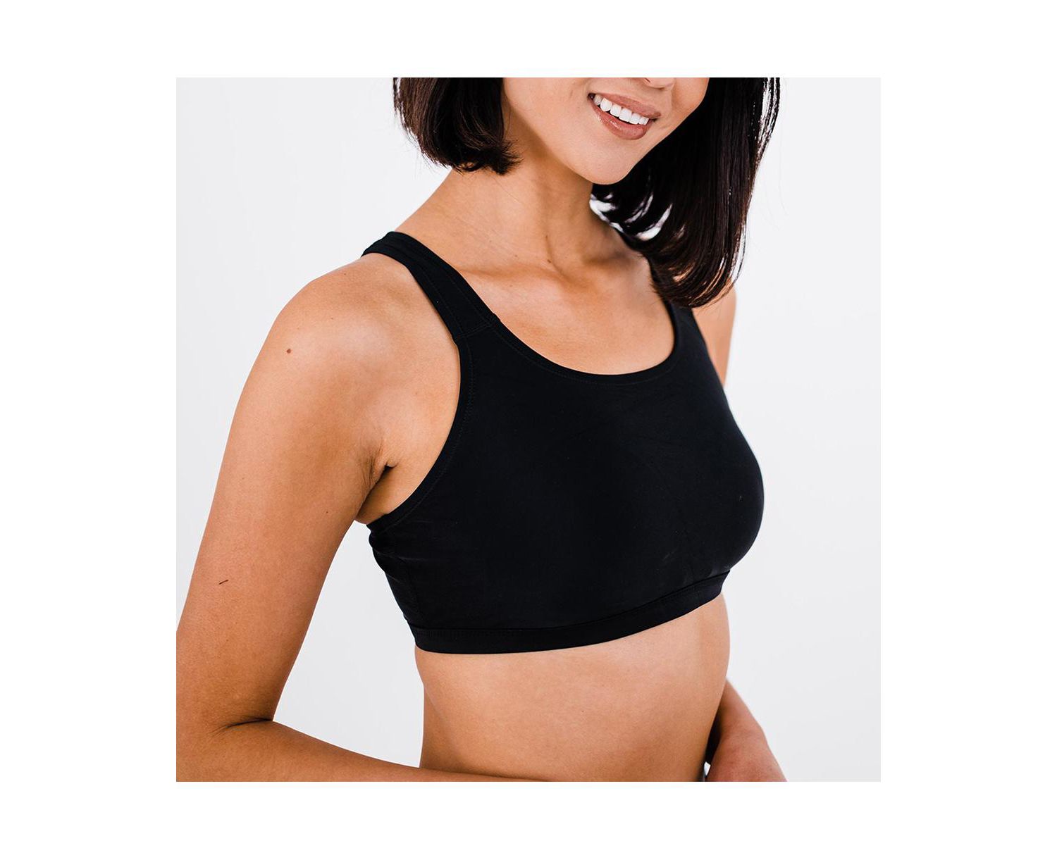 Women's Racerback Swim Bra with Removable Cups