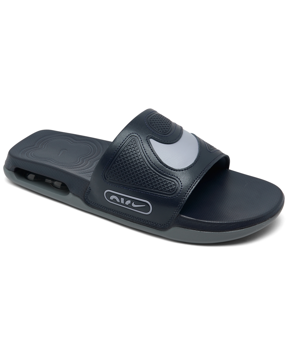 Nike Men s Air Max Cirro Slide Sandals From Finish Line In Obsidian ash Slate ModeSens