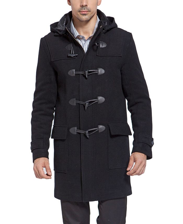 BGSD Men Benjamin Wool Blend Classic Duffle Coat Tall Macy s