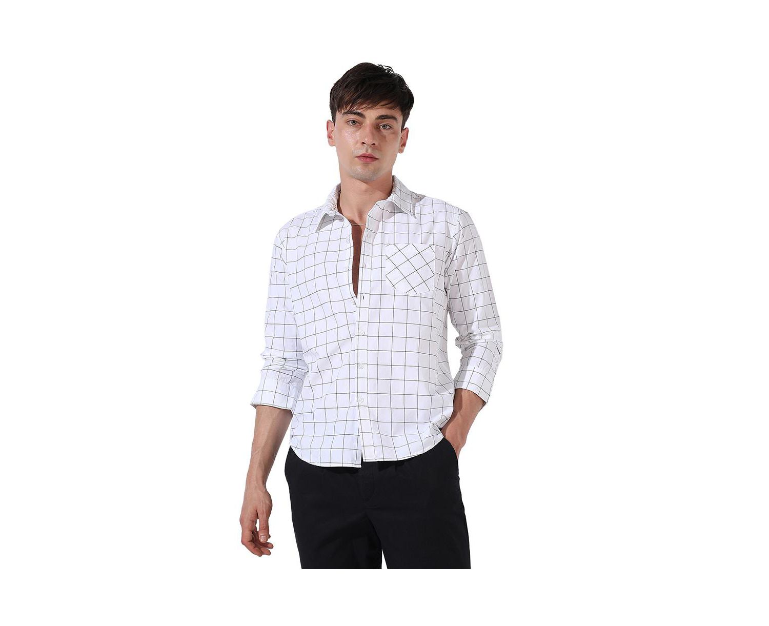 Men's Men Checks Stylish Casual Shirts