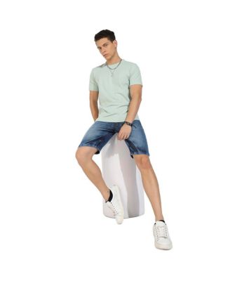 Campus Sutra Campus Sutra Мужская базовая футболка обычного кроя Sage Green 13990₽