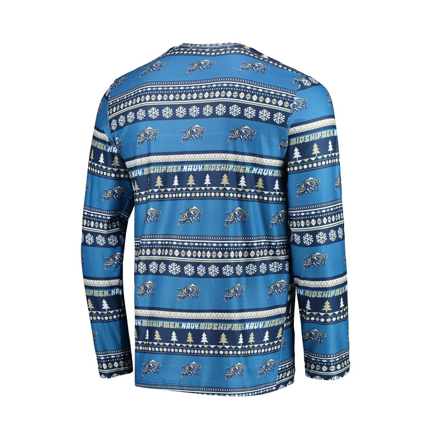 Мужская пижама Concepts Sport Navy Midshipmen Ugly Sweater, Navy — фото 2