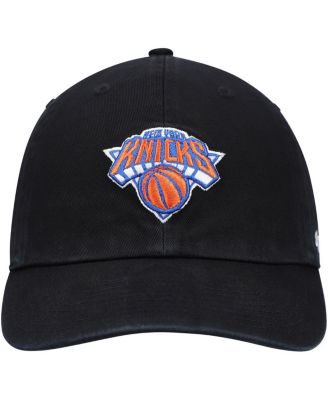 Men's Black New York Knicks Team Clean Up Adjustable Hat