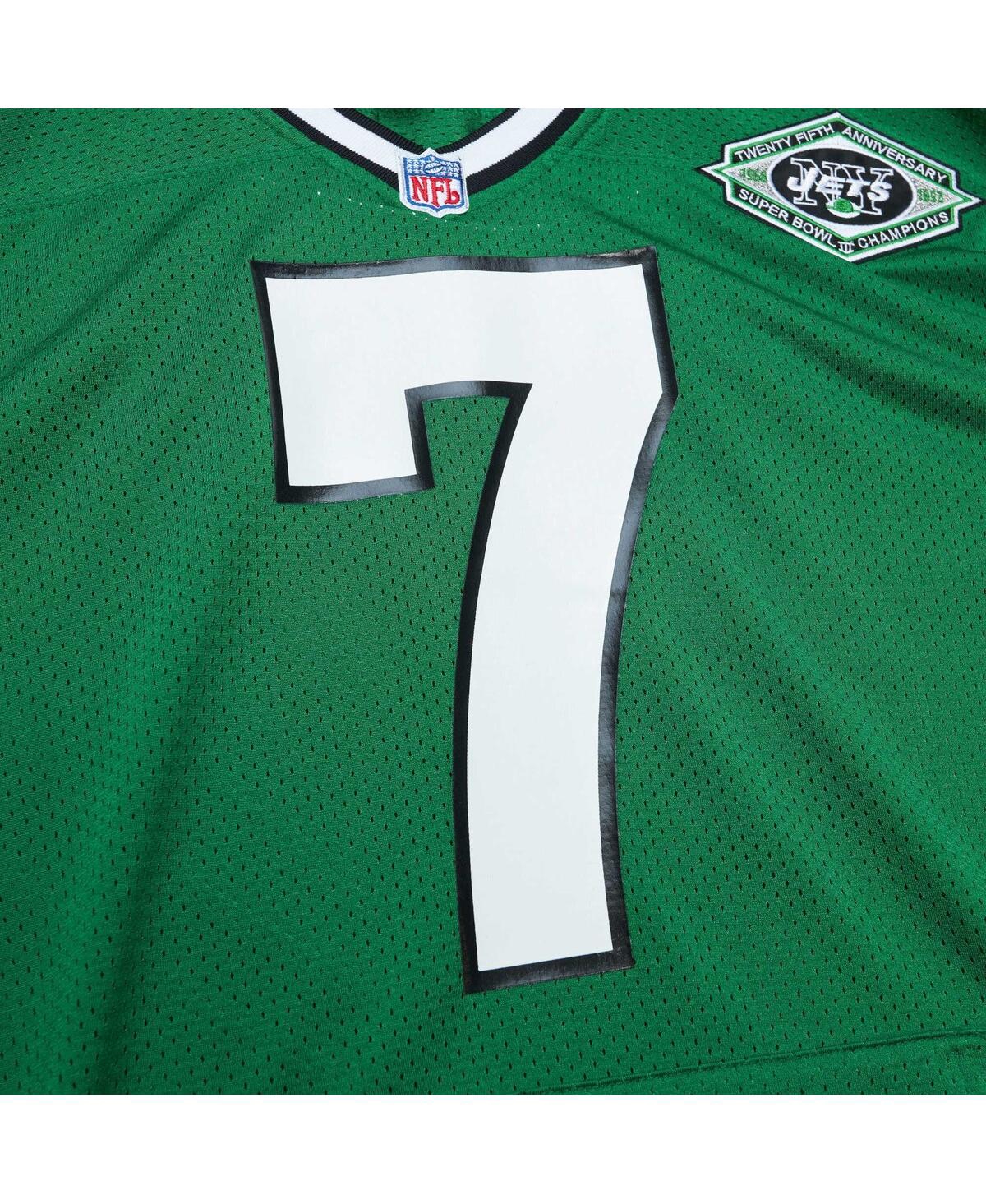 Men's Mitchell & Ness Boomer EsiasonNew York Jets 2004 Authentic Throwback Retired Player Jersey - Green