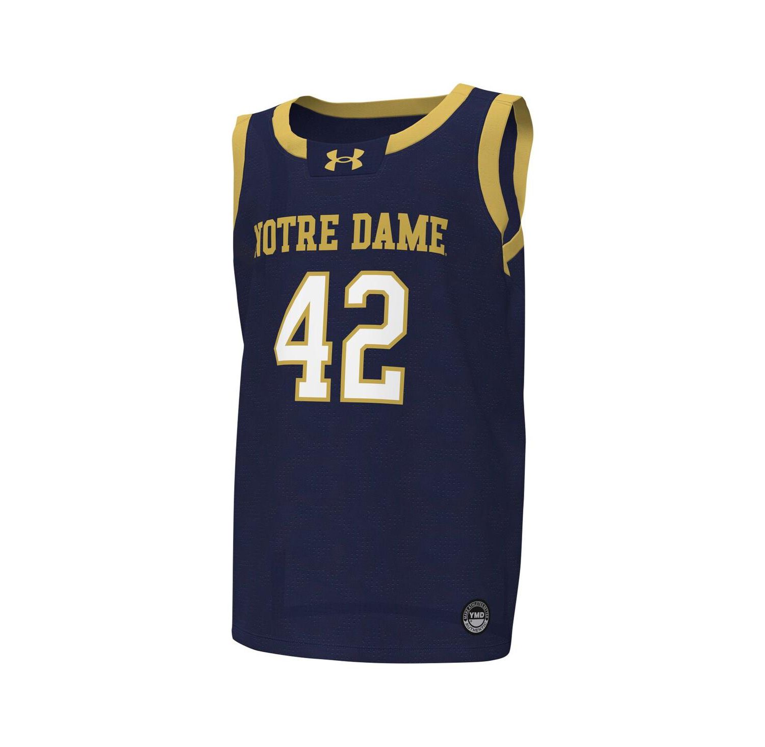 Big Boys #42 Navy Notre Dame Fighting Irish Replica Basketball Jersey