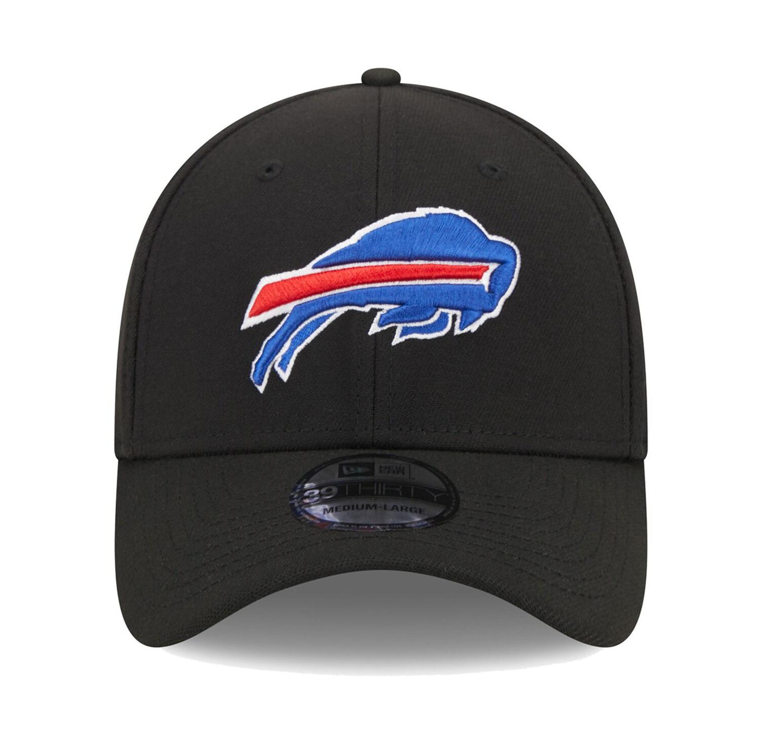 Men's Black Buffalo Bills Main 39THIRTY Flex Hat