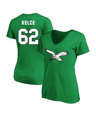 Fanatics Women's Jason Kelce Kelly Green Philadelphia Eagles Plus Size ...