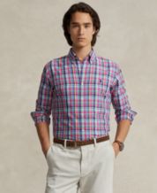 Polo Ralph Lauren Shirt Adult 3XB Blue Plaid Button Up Casual Short Sleeve  NEW – Moda pé no chão