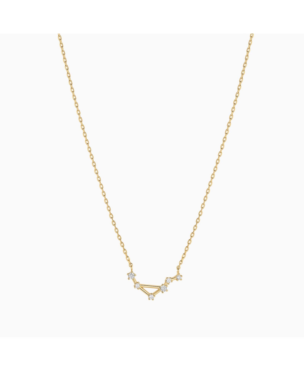 Bearfruit Jewelry Constellation Necklace - 12 Zodiac Constellation - Gold - Gold - libra