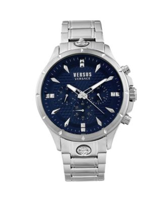 Versus Versace Men's Chrono Lion Modern Multifunction Silver-Tone