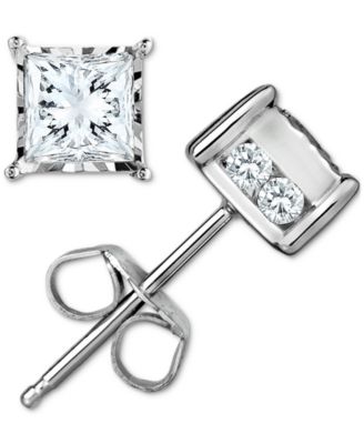 Trumiracle&reg; Diamond Stud Earrings (1/2 ct. t.w.) in 14k White, Yellow or Rose Gold