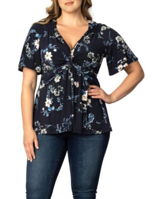 Plus Size Abby Twist Front Top