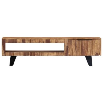 55.1" Solid Acacia Wood TV Stand