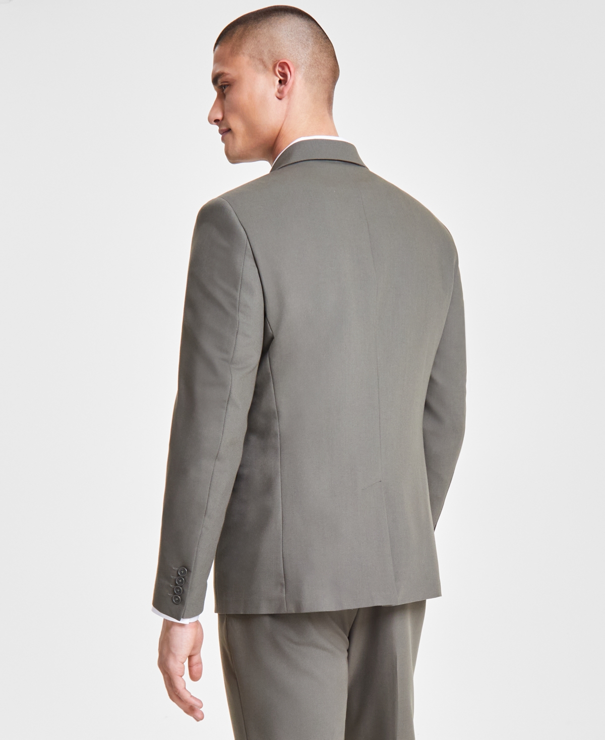 Shop Inc International Concepts Men's Elio Slim-fit Five Pocket Blazer, Created For Macy's In Olive Twist