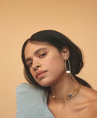 Gemstone Drop Earrings