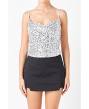 Macys silver tops sale