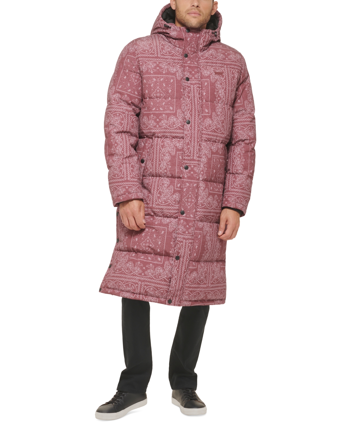 Levi's Men's Quilted Extra Long Parka Jacket