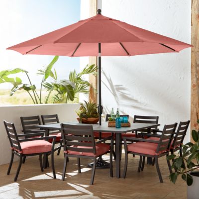 Astaire Outdoor 11' Umbrella + Umbrella Base, Created for Macy's