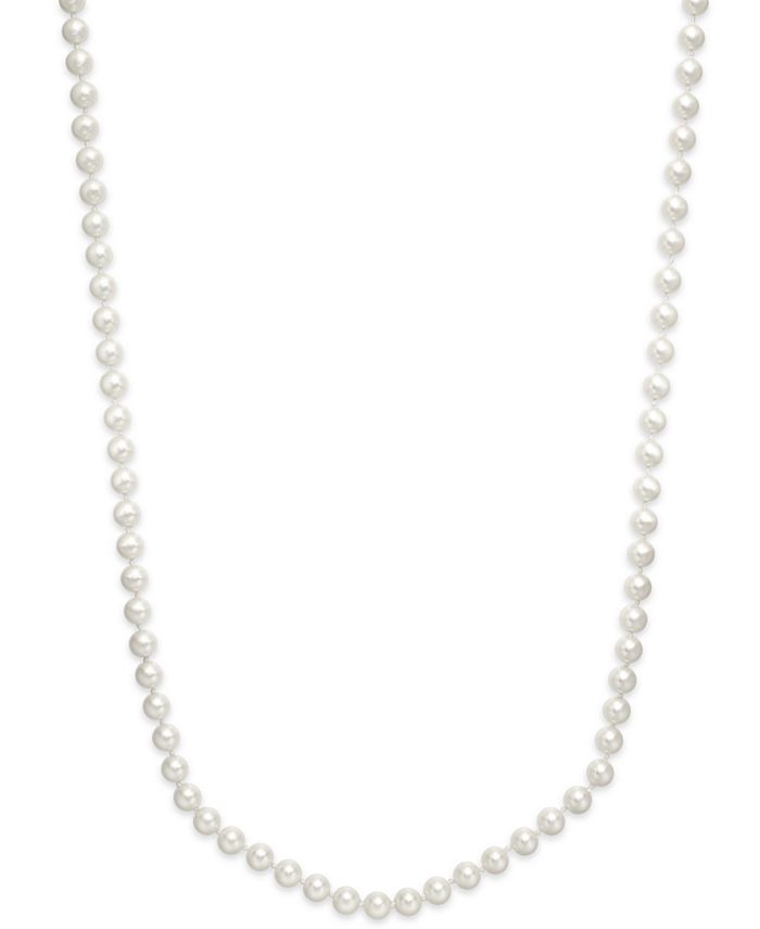 Charter Club - Glass Pearl Long Strand Necklace