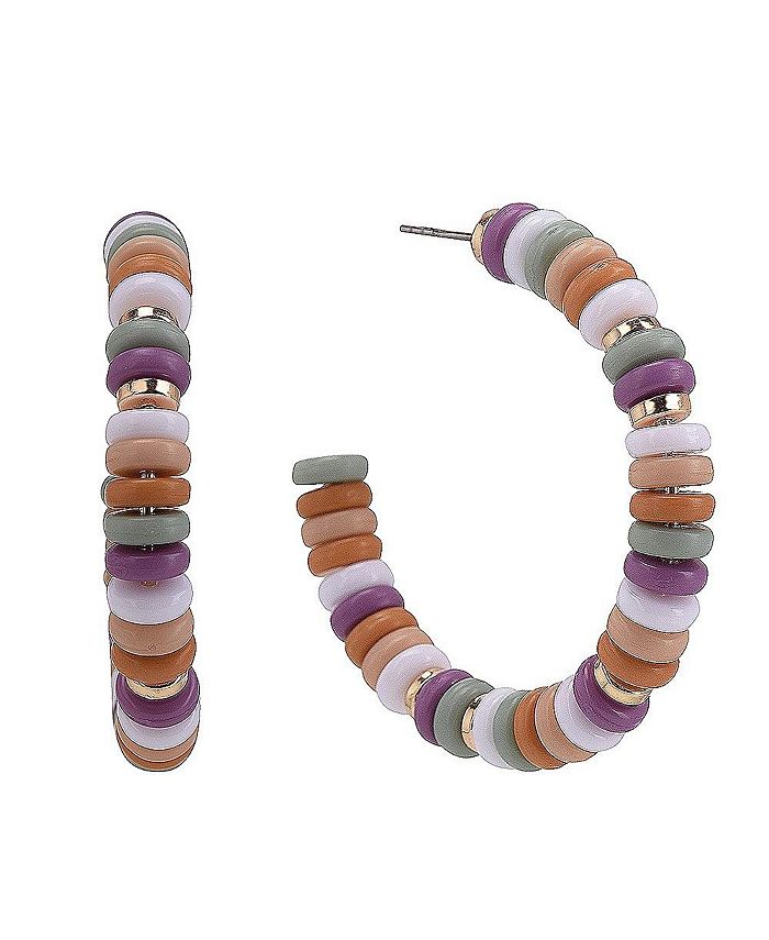 Laundry by Shelli Segal Beaded Post Hoop Earrings Macy's